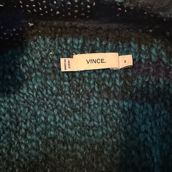 VINCE Boucle Knit Waterfall Sweater Vest - Picture 9 of 9
